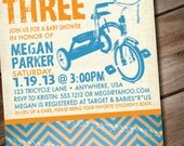DIY Printable Tricycle Baby Shower Invitation or Birthday Invitation Il_170x135