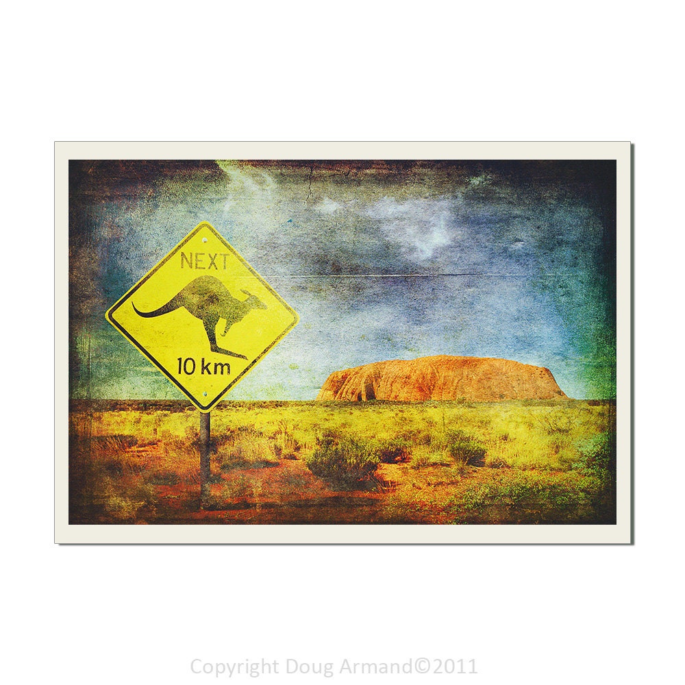 Uluru - Fine Art Photographic 9x6 inch/ 22.86x15.24 cm Print by Doug Armand on Etsy - DAIP0055