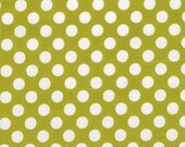 Michael Miller Fabric - 1 Yard Celery Ta Dot