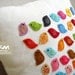 Sukan / Colors Birds White Linen Pillow Cover - 14x14 inch