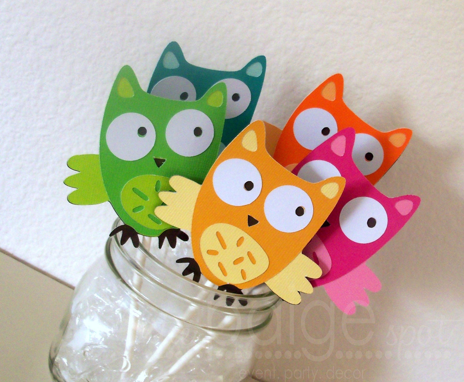 Owl NAME Banner - baby shower, birthday party, kid's room decoration - Party Hoot Owl Collection