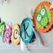 Owl NAME Banner - baby shower, birthday party, kid's room decoration - Party Hoot Owl Collection