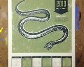 2013 Screen-printed Calendar