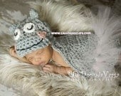 Cuddle Critter Cape Set - Hippo- Newborn Photography Prop - boy or girl version
