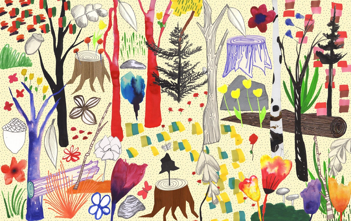 Magic Wood // A4 print
