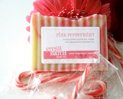 Pink Peppermint - Castile Soap with Peppermint Essential Oil