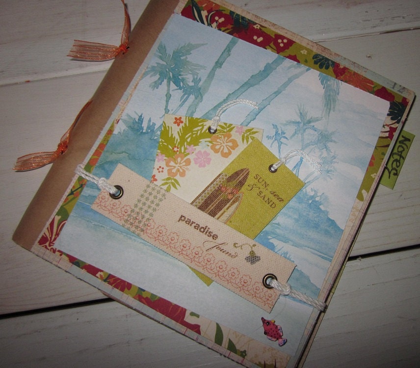 Travel Journal Tropical Paradise Vacation Honeymoon