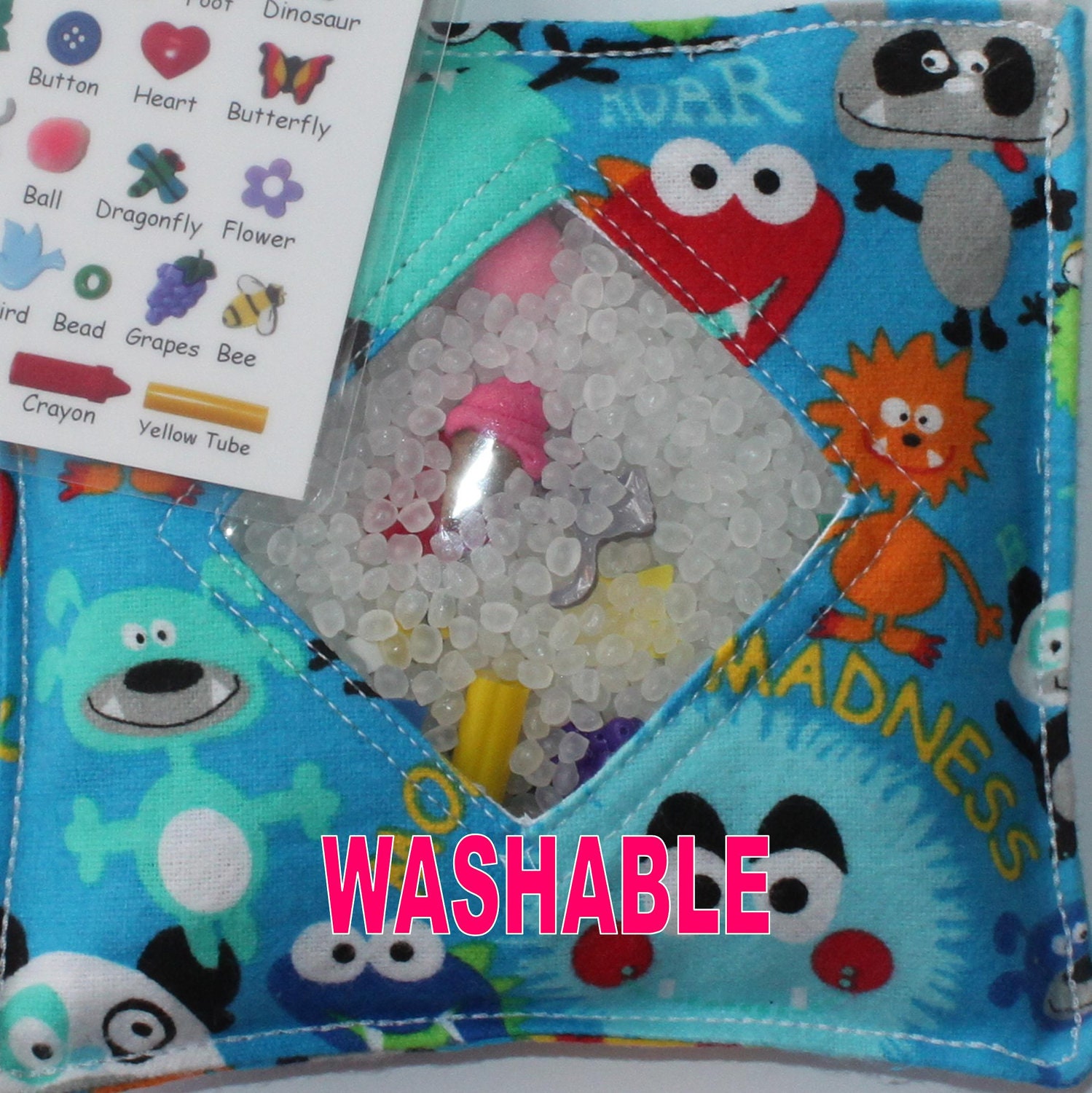 I Spy Bag - MONSTER MADNESS Treasure Hunt with Picture Card - All sales helps support our sports activities and summer camps.