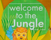 Jungle Lion Birthday Circle Decal (6 Inch) from the Wild Child Lion DIY Printable Collection by Spaceships and Laser Beams Il_170x135