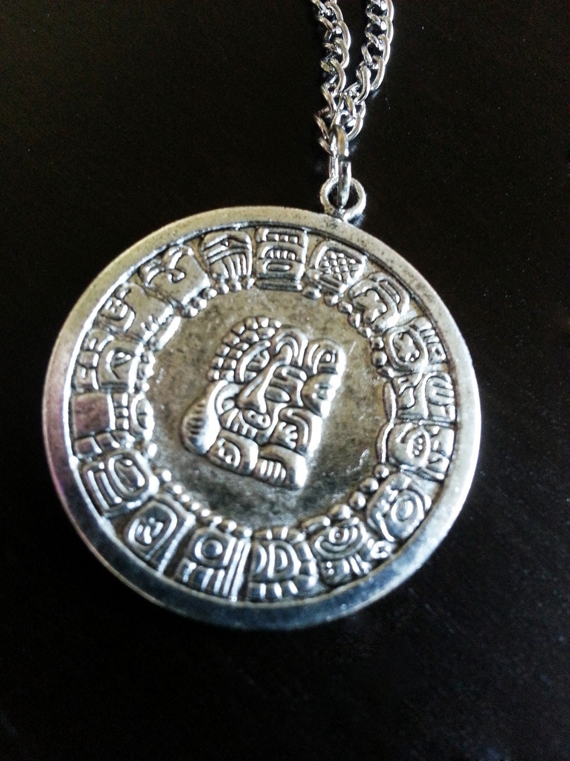 Mayan Calender Necklace
