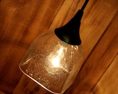 Patron Tequila Hanging Pendant Lamp made from an upcycled bottle