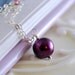 Flower Girl Necklace Mulberry Genuine Freshwater Pearl Simple Child's Sterling Silver Wedding Jewelry Children