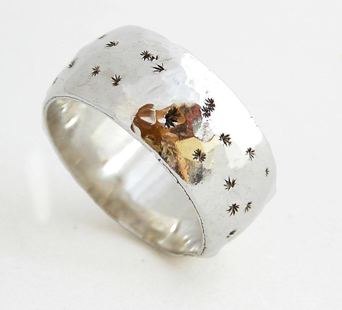 Wedding Ring, Wedding Rings Handmade Sterling Silver Wedding Band, Men's Silver Wedding Band, Unisex Wedding Ring