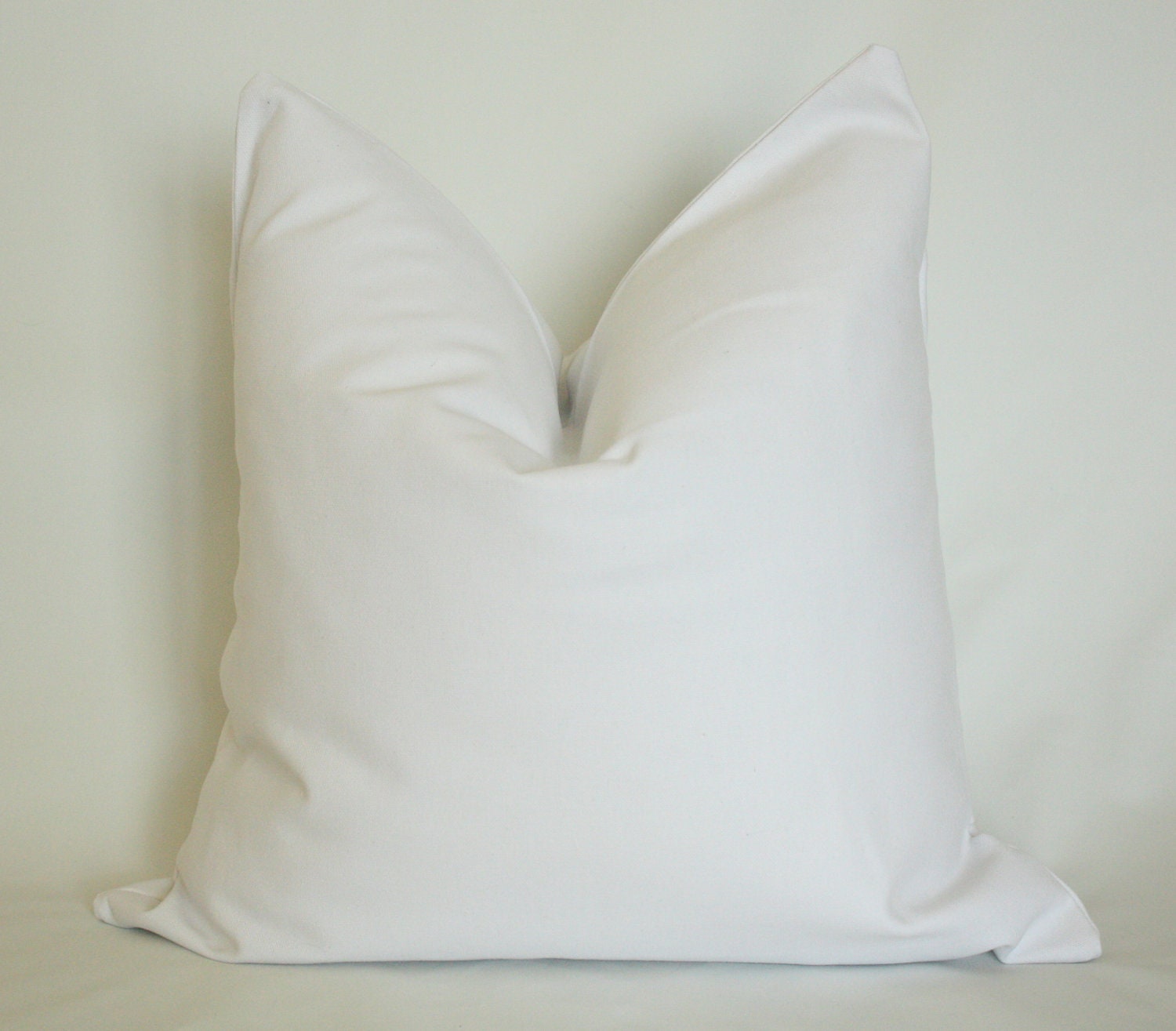 24x24 Solid White Pillow Cover