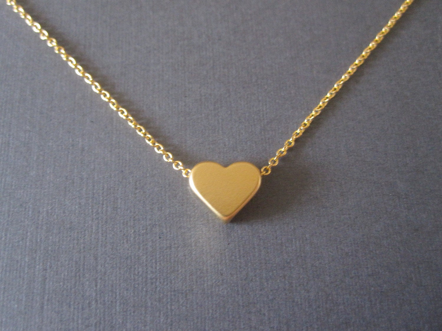 Gold Heart Necklace