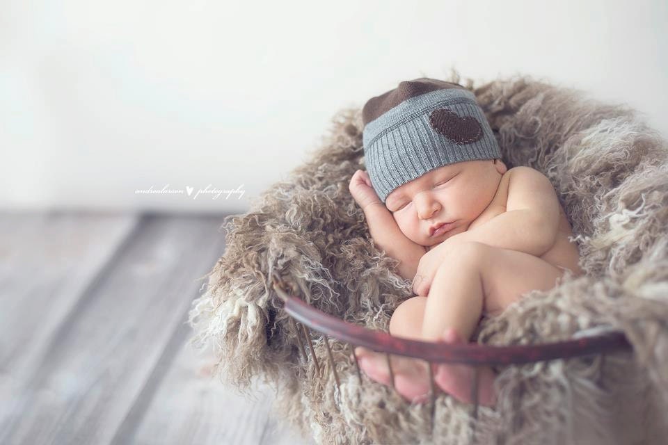 Leighton Heritage - Soft, Cozy, Cuddly Faux Fur Nest - Perfect Newborn Photography Prop - Plush Long Pile