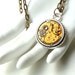 Steampunk Necklace, Steampunk Watch Necklace, Gold Necklace, Vintage Watch, Gold Steampunk Jewelry by pennyfarthingdesigns on Etsy