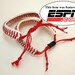 THE ORIGINAL Baseball Bracelet - sliding knot