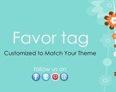 Printable Favor Tags - DIY File - Customized to Match Your Theme Il_170x135