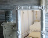 Vintage Chic Wooden Mirror, Leaning mirror