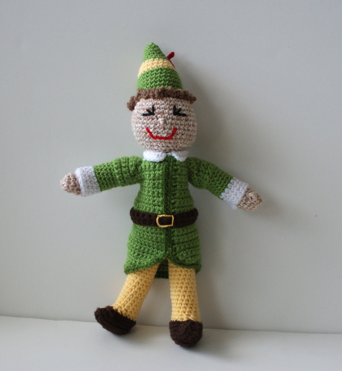 SOLD Buddy the Elf Boy Christmas Doll Amigurumi Crochet Doll