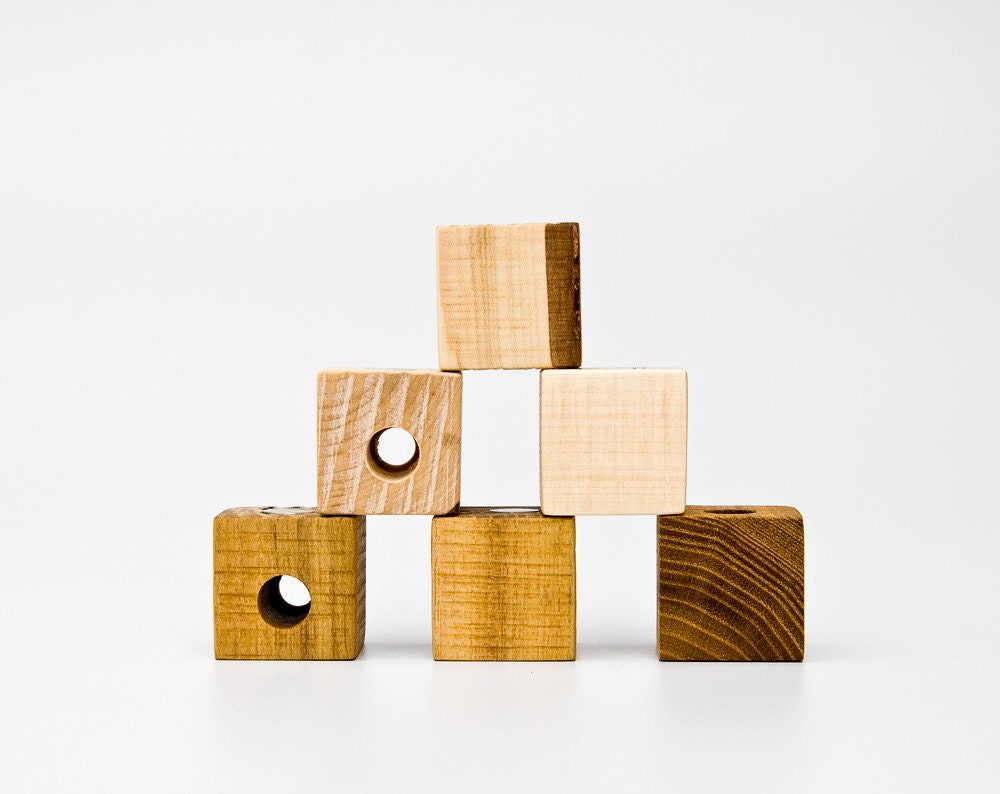 MAGIC PEN CUBES Magnetic Pen Holder Wooden Cube Vladimir&Kazimir