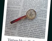 Vintage  Music Tie Tack Bar, wedding, band conductor