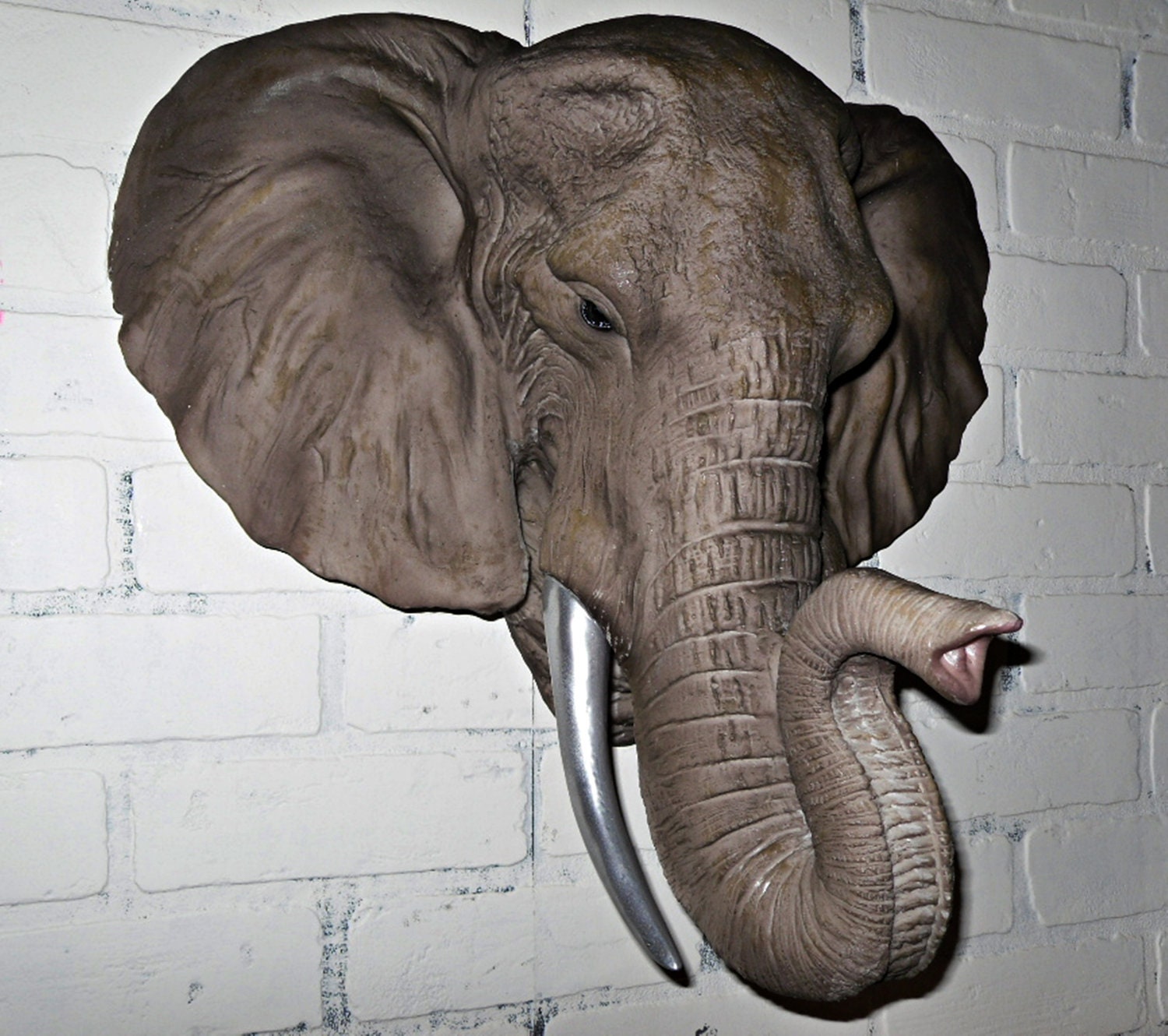 resin elephant head