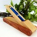 The Royal Blues Hand-Crafted Groomsmen Pen with a Two-Tone Rosewood and Maple Pen Gift Box - Free Engraving