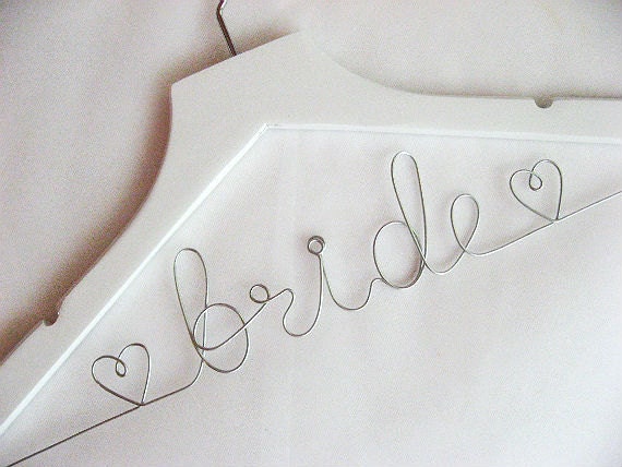 Personalized Wedding Hanger - Bridal Hanger, Wedding Hanger, Wedding Name Hanger, Wedding Date Hanger - AntoArts