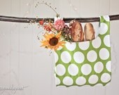 Green Polka Dot Market Bag
