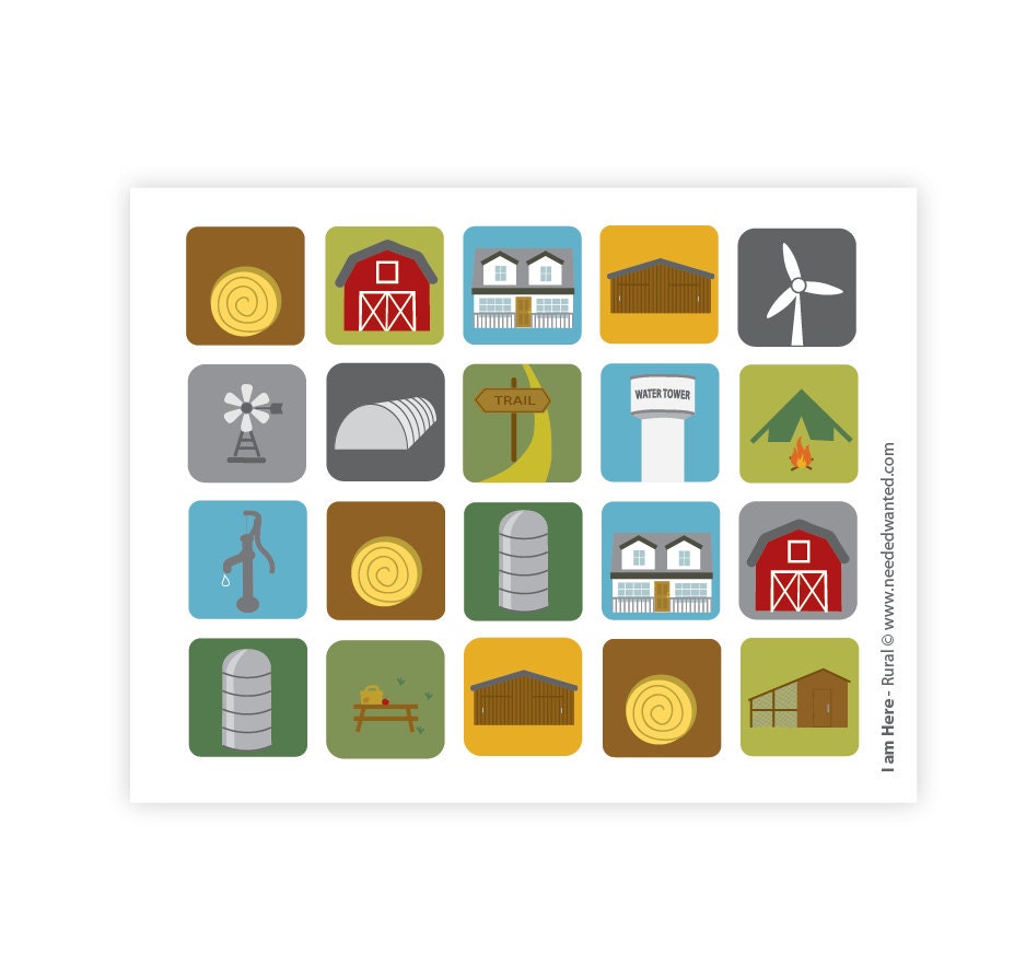 Rural (sticker sheet)