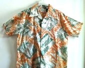 Waikiki Holiday Tropical Print Shirt Size XL