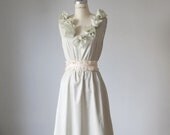 Dress /  pale sage green / A line /Romantic / Dreamy / Soft  / Sleeveless  / Delicate / Bridesmaid / party / Ready for shipping