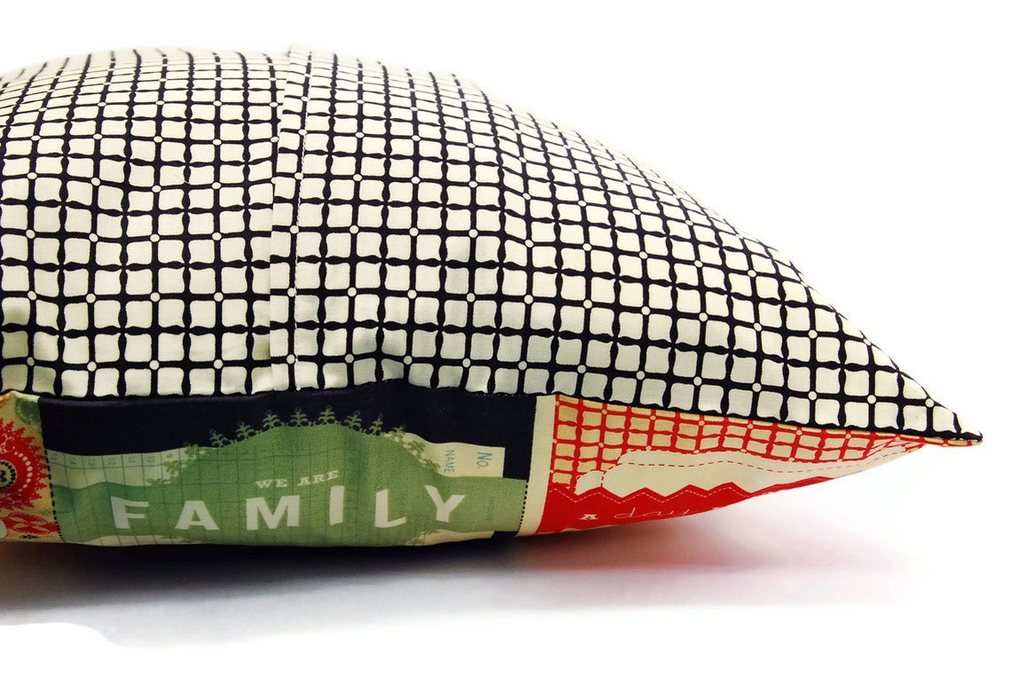 Decorative Pillow cover - Postcards, 18x18 cushion cover, envelope cover, throw pillow cover