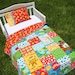Lorax Toddler Bed Set Bright Organic Quilt and Pillow Case