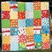 Dr Seuss Baby Quilt Whimsy Patchwork Fun Bright Boy or Girl
