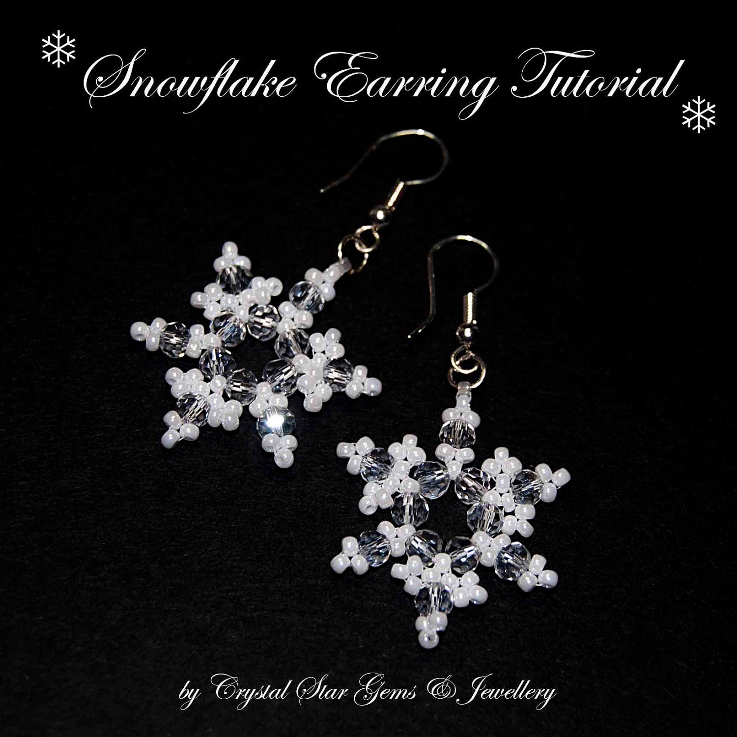 Snowflake Earring Tutorial