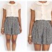 80s High Waist Floral Shorts S/M