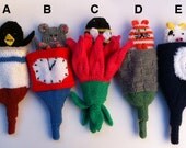 Nursery Rhyme wooden spoon puppets.