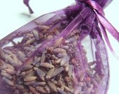 Dried English Lavender Flower Buds in Organza bags for Scent