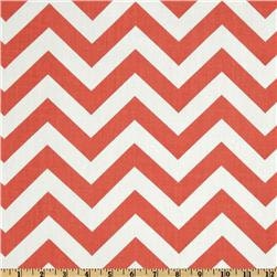 RESERVED-BROWN Coarl & White Chevron with Navy Monogram 12x22