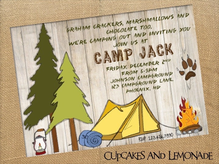 Boys Camping Party Il_570xn