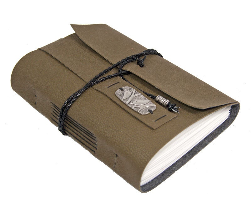 Loden Green Vegan Faux Leather Journal