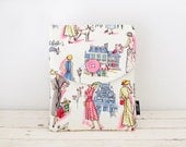 iPad  Mini Case, iPad Mini Sleeve, iPad Mini Cover - Padded with Pocket - Paris Retro Women Fashion