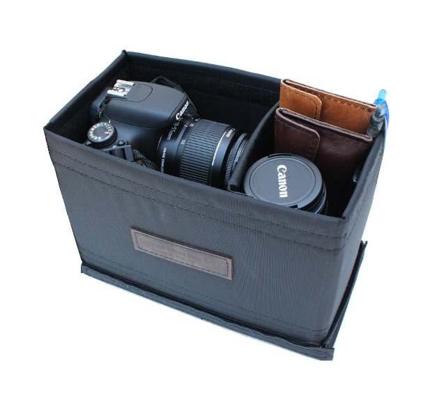 SALE NEW Small Leather Camera bag - Rustic Brown Voyager Style - Handmade in the U.S.A. - 10"