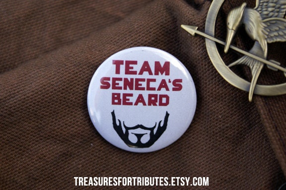 Team Seneca's Beard Hunger Games Pin Pinback Button