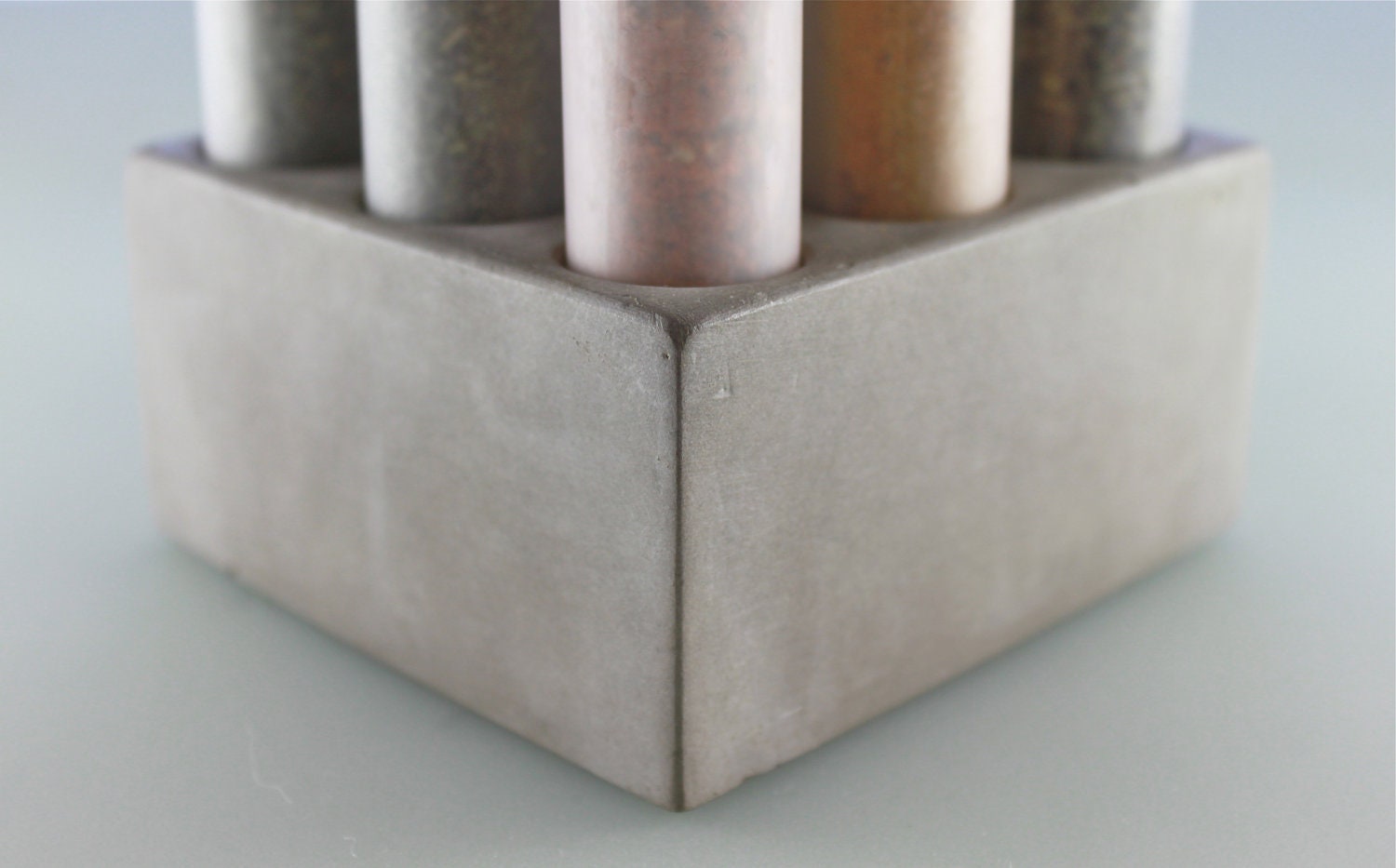 Empty SPICE SET Tubes with Concrete Base