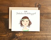 Birthday card for a fabulous birthday girl