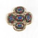 Sarah Sale Collector Piece Mint Vintage Sarah Coventry "Light of the East" Multi Colored Enameled Glass Brooch
